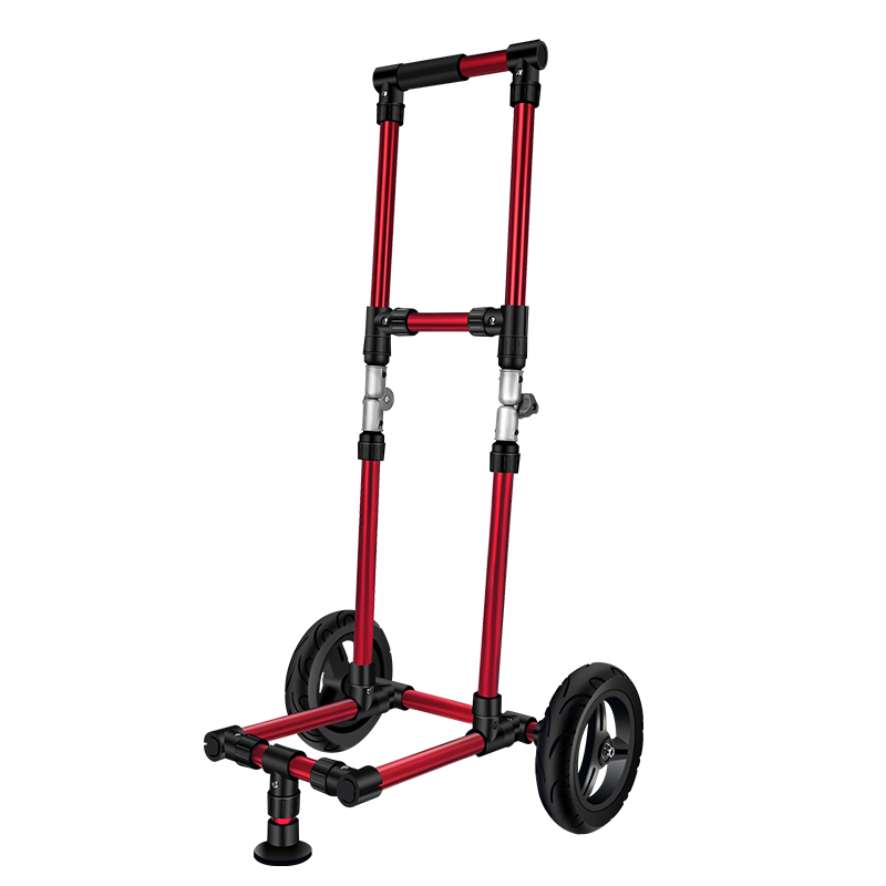 H8 2-in-1 Bike Trailer & Handcart – Durable Aluminum Alloy, Quick-Release Connector, Red
