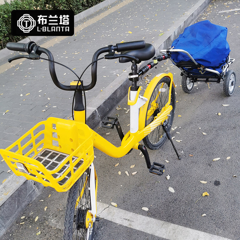 R Series-A Quick-Release Bike Connector - For Seatpost & Hand-Pulled Shopping/Camping Cart Handle, Enhanced Shock Absorption & Highly Portable
