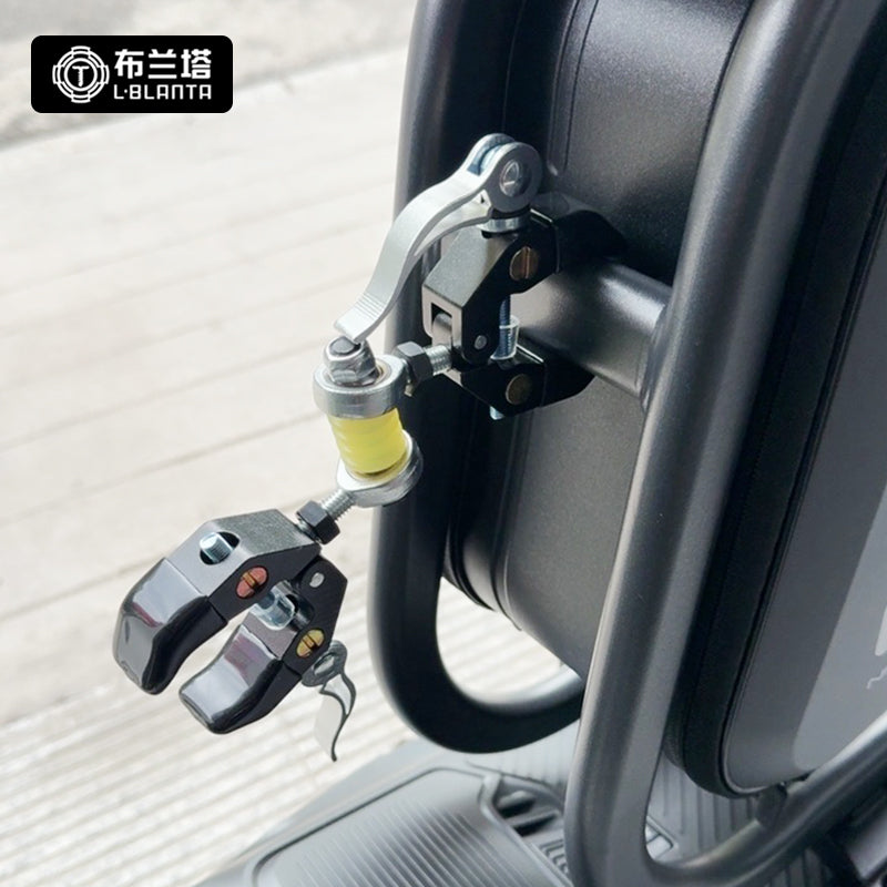 VX Portable Bike Connector - Easy-to-Use Adapter for Handlebar & Tube, Turn-Friendly Camping Trailer Hitch