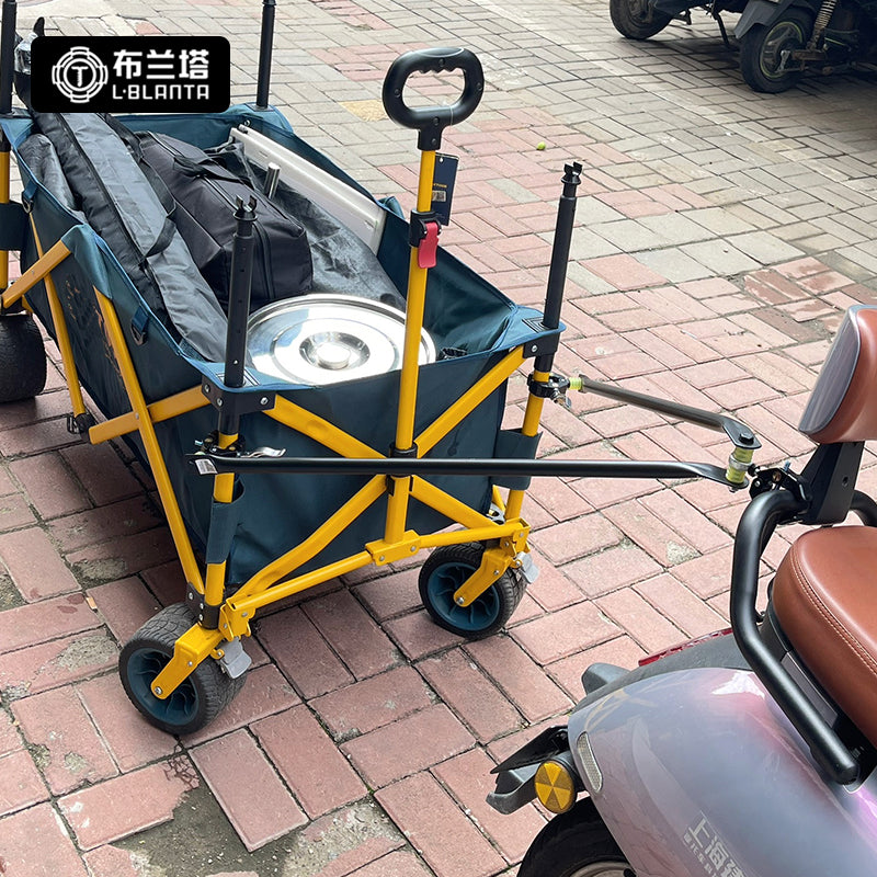 V3+ Horizontal/Vertical Tube Connector - Rubber-Coated Quick-Release Clamp