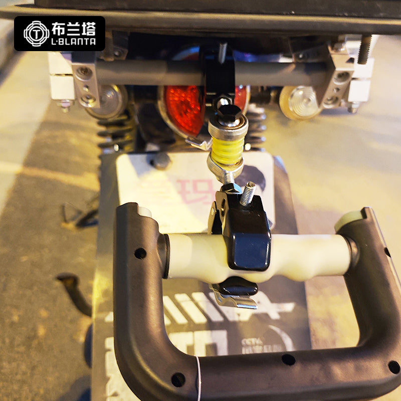 VX Portable Bike Connector - Easy-to-Use Adapter for Handlebar & Tube, Turn-Friendly Camping Trailer Hitch