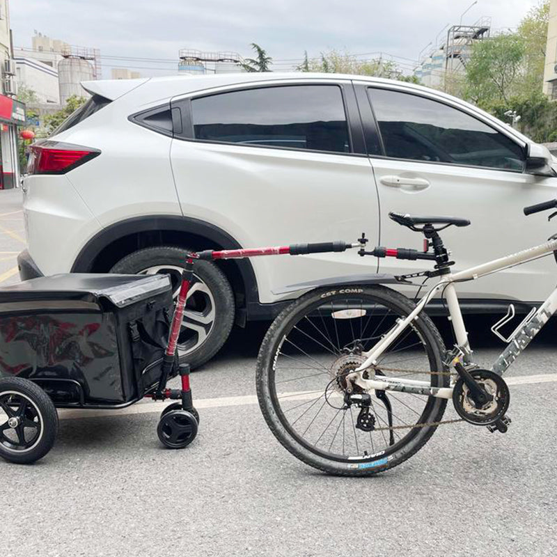 Z12-T 2-in-1 Bicycle Cargo Trailer with Removable Insulated Cooler – Foldable Hand Cart & Seatpost Quick-Release Hitch