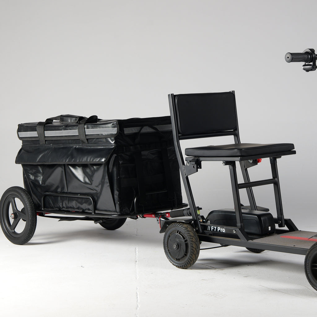 2-in-1 Z12-PLUS+ Bicycle Trailer & Hand Cart – 145L Large Capacity, Insulated Waterproof Storage, Quick-Release Hitch