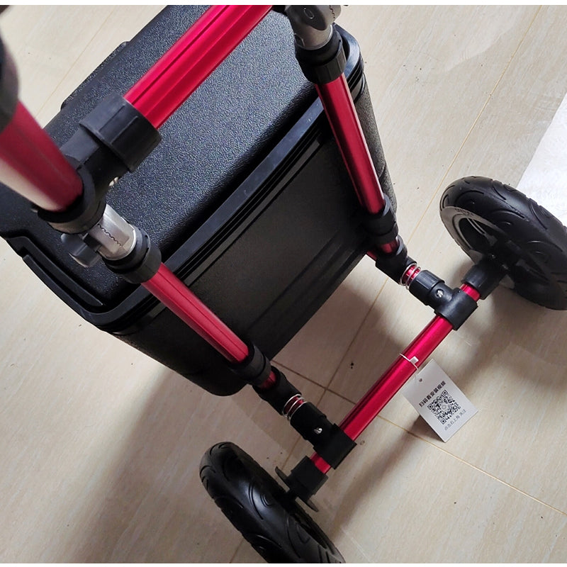 H8 2-in-1 Bike Trailer & Handcart – Durable Aluminum Alloy, Quick-Release Connector, Red