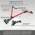 LBLANTA Y Series W+ Universal Cargo Wagon – Foldable Trailer Compatible with Bicycles, E-Bikes, Scooters & Outdoor Equipment Hauling