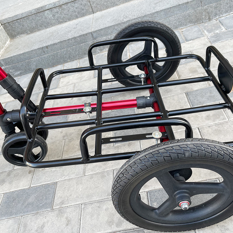 Z12 Foldable Aluminum Hand Cart – Lightweight 2-Wheel Cargo Trolley for Camping, Grocery & Travel