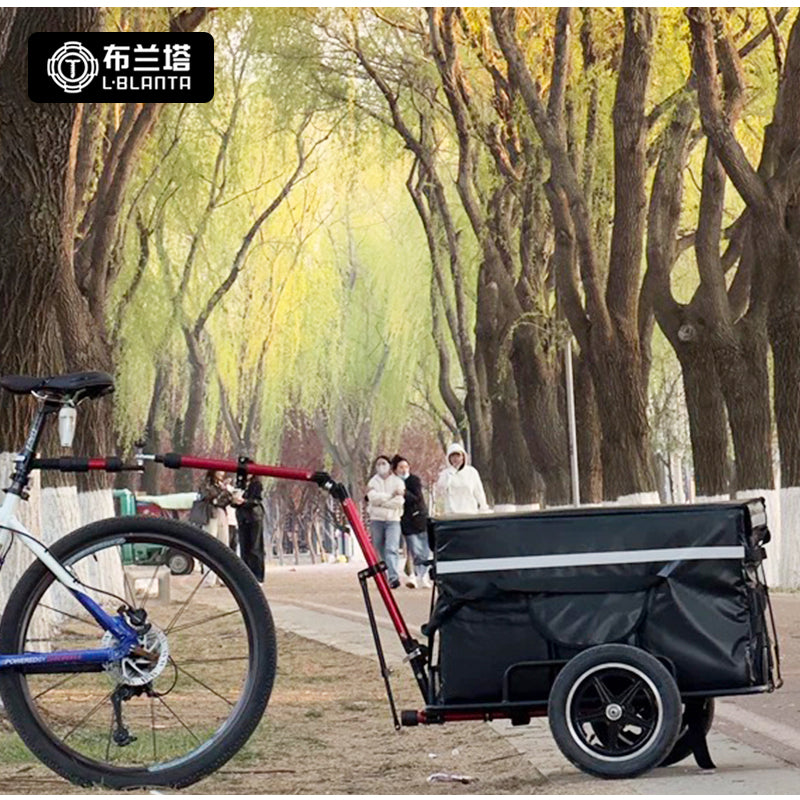 Z-12PLUS 2-in-1 Bicycle Trailer & Hand Cart with 145L Insulated Cooler | Pet & Cargo Carrier | Quick-Release Hitch | Waterproof & Lightweight