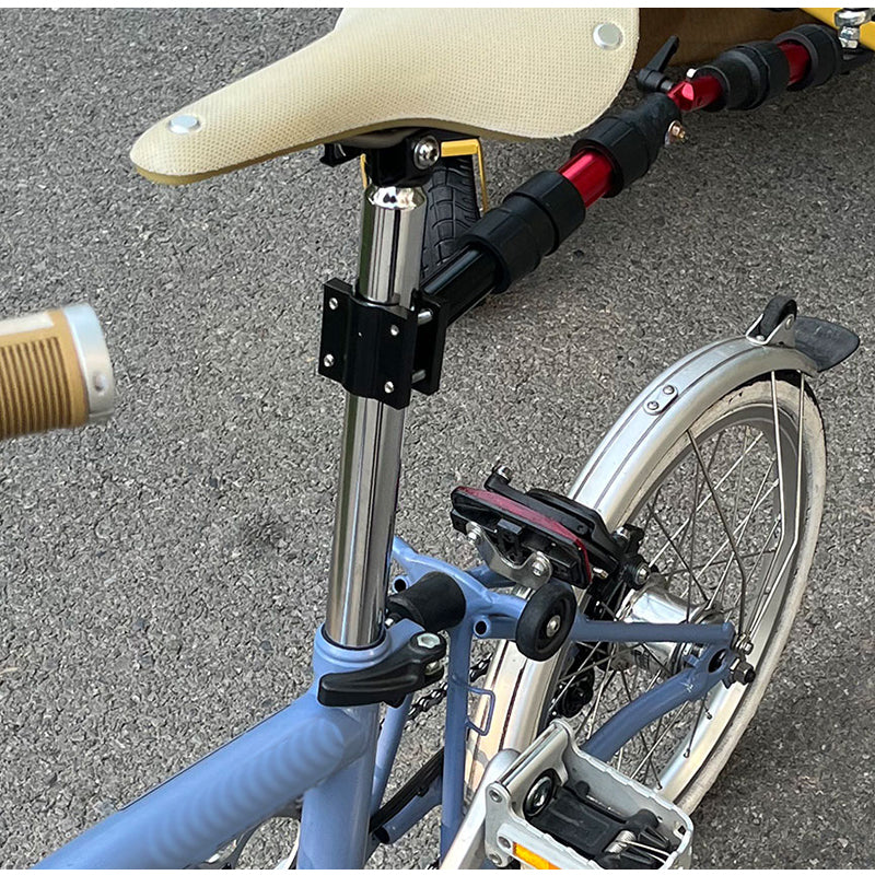 Y-B+ Wider Compatibility Trailer Connector - Fits Aero/Oval/Round Seatposts (Road, Folding, Mountain Bikes)