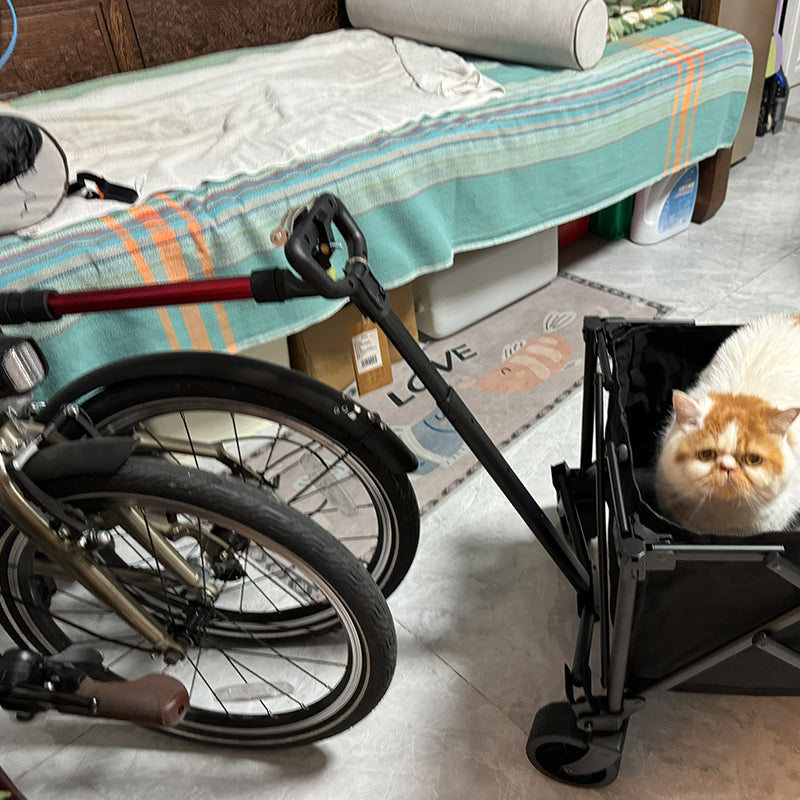 Quick Install Bike Trailer Hitch - Fits Mountain Bikes & Round Seatposts (Tool-Free)