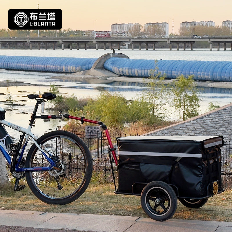 Z-12PLUS 2-in-1 Bicycle Trailer & Hand Cart with 145L Insulated Cooler | Pet & Cargo Carrier | Quick-Release Hitch | Waterproof & Lightweight