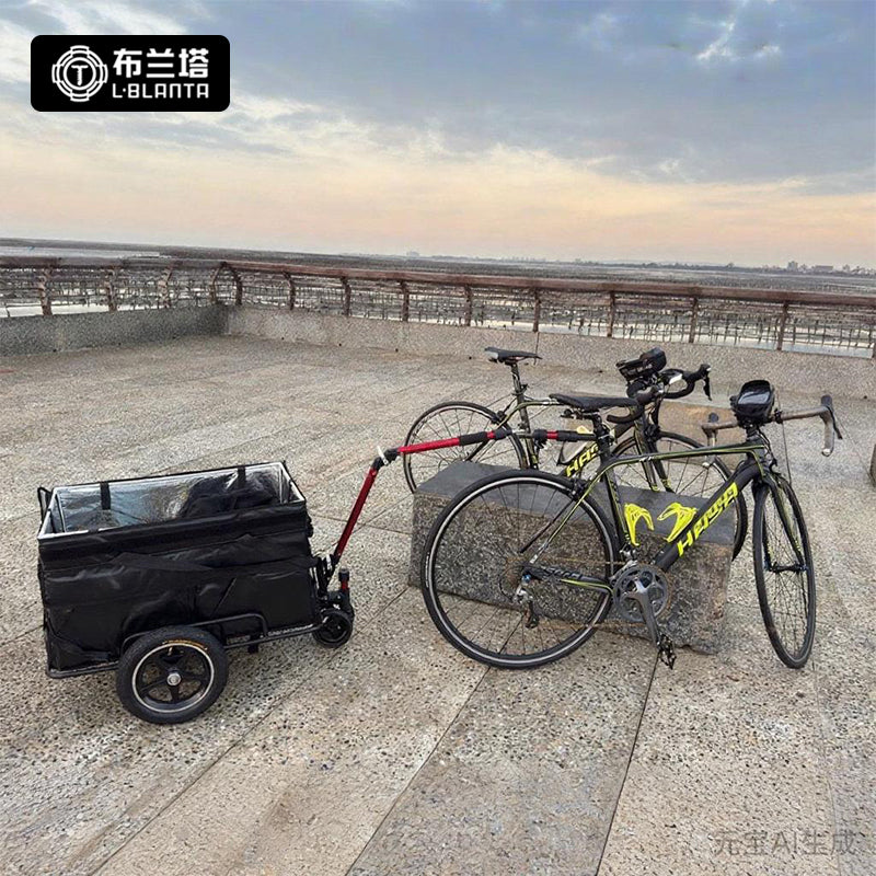 Z-12PLUS 2-in-1 Bicycle Trailer & Hand Cart with 145L Insulated Cooler | Pet & Cargo Carrier | Quick-Release Hitch | Waterproof & Lightweight