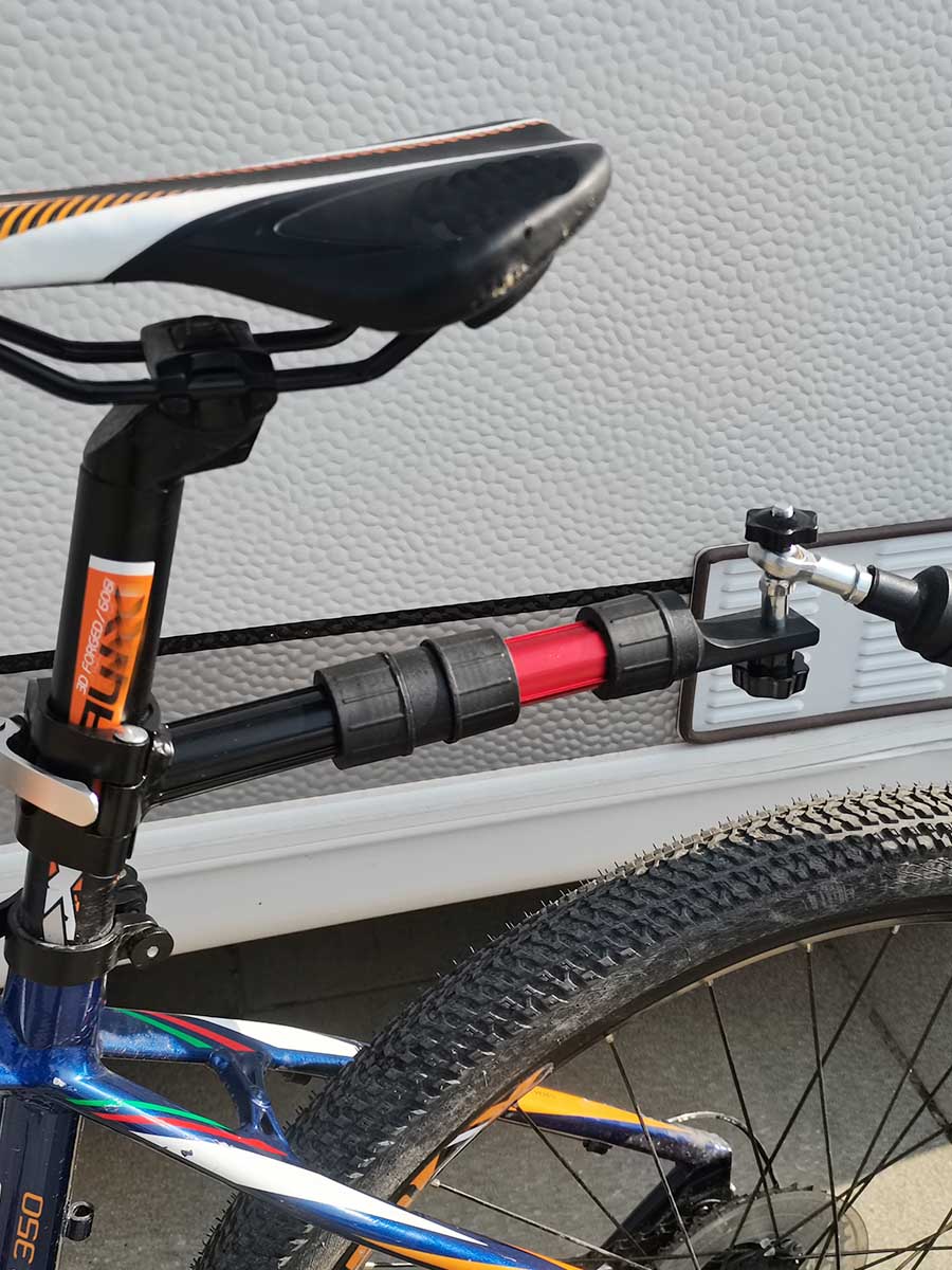 Z-12N Z12-N Foldable Aluminum Bike Cargo Trailer with Quick-Release Hitch – Lightweight PU Wheels