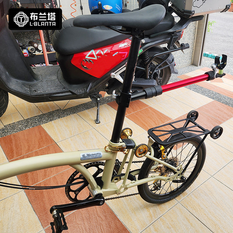 Quick Install Bike Trailer Hitch - Fits Mountain Bikes & Round Seatposts (Tool-Free)