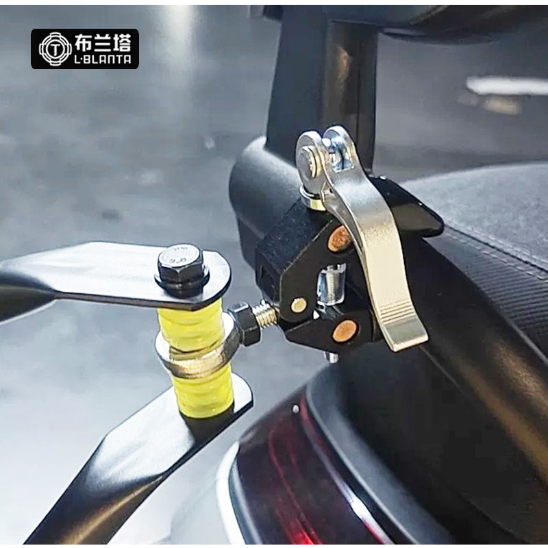 V3+ Horizontal/Vertical Tube Connector - Rubber-Coated Quick-Release Clamp