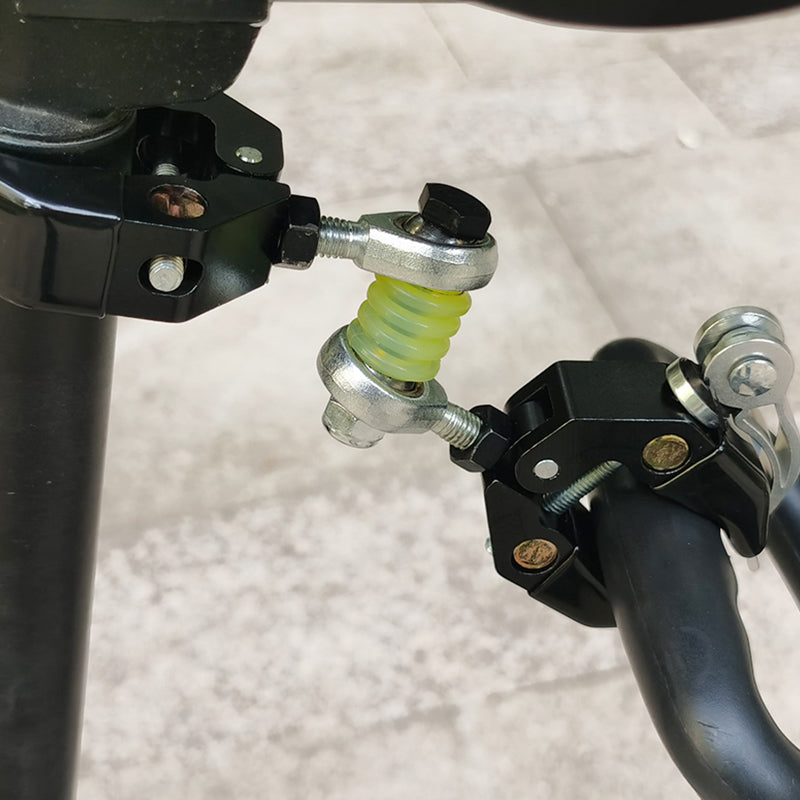 VX Portable Bike Connector - Easy-to-Use Adapter for Handlebar & Tube, Turn-Friendly Camping Trailer Hitch