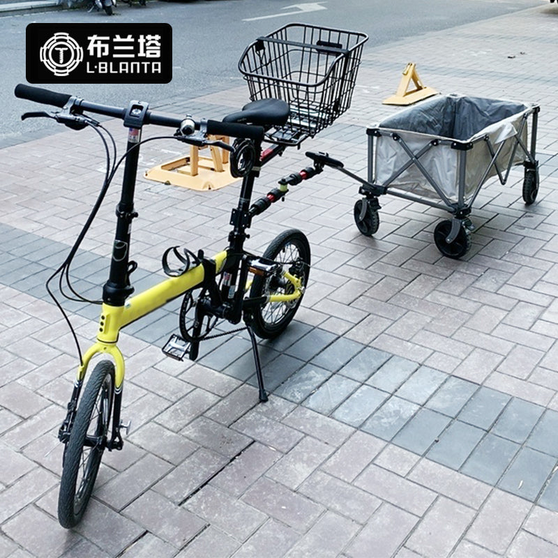R Series-R-B Bike Connector - Bike Seatpost to Camping/Hand-Pulled Cart Handle, 4-Point Screw Fixation for Extra Stability, Superior Shock Absorption & Smooth Steering, Highly Portable