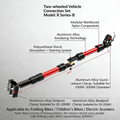 R Series-R-B Bike Connector - Bike Seatpost to Camping/Hand-Pulled Cart Handle, 4-Point Screw Fixation for Extra Stability, Superior Shock Absorption & Smooth Steering, Highly Portable