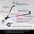 V-D+ Folding Bike Trailer Connector - Dedicated for Camping Trailers, Safe & Reliable with Quick-Release Clamp