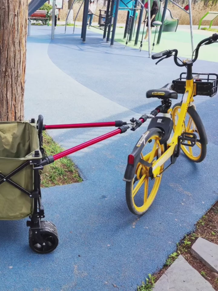 Y-B+ Wider Compatibility Trailer Connector - Fits Aero/Oval/Round Seatposts (Road, Folding, Mountain Bikes)