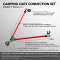 Y-E+ Go-Kart/Balance Bike Connector - Wagon Camping Cart Hitch